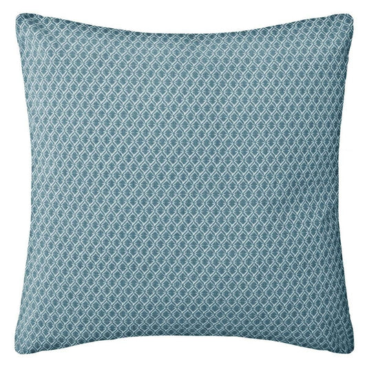 Coussin Atmosphera Otto Bleu Coton – 38×38 cm - HousseCosy
