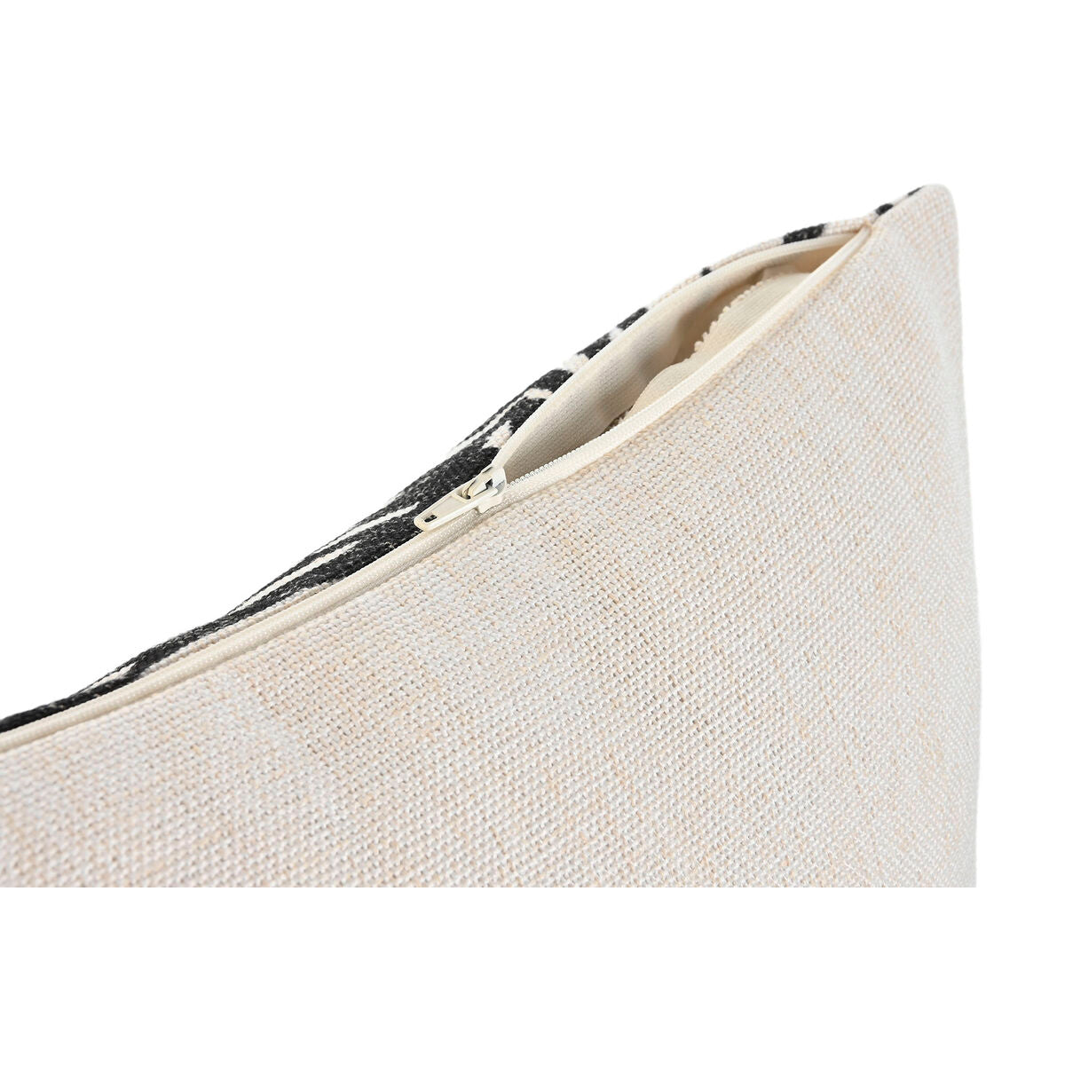 Coussin Home ESPRIT imprimé noir & blanc – 45×45 cm - HousseCosy