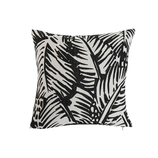 Coussin Home ESPRIT imprimé noir & blanc – 45×45 cm - HousseCosy