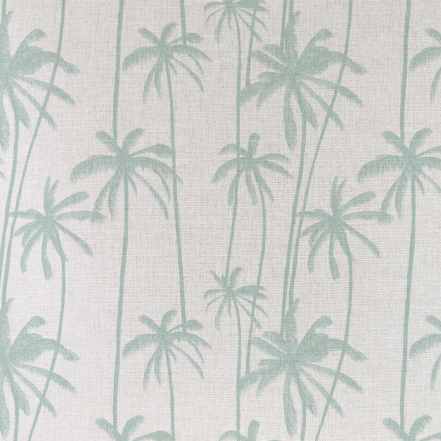 Housse de coussin à passepoil – Tall Palms Mint – 60×60 cm - HousseCosy