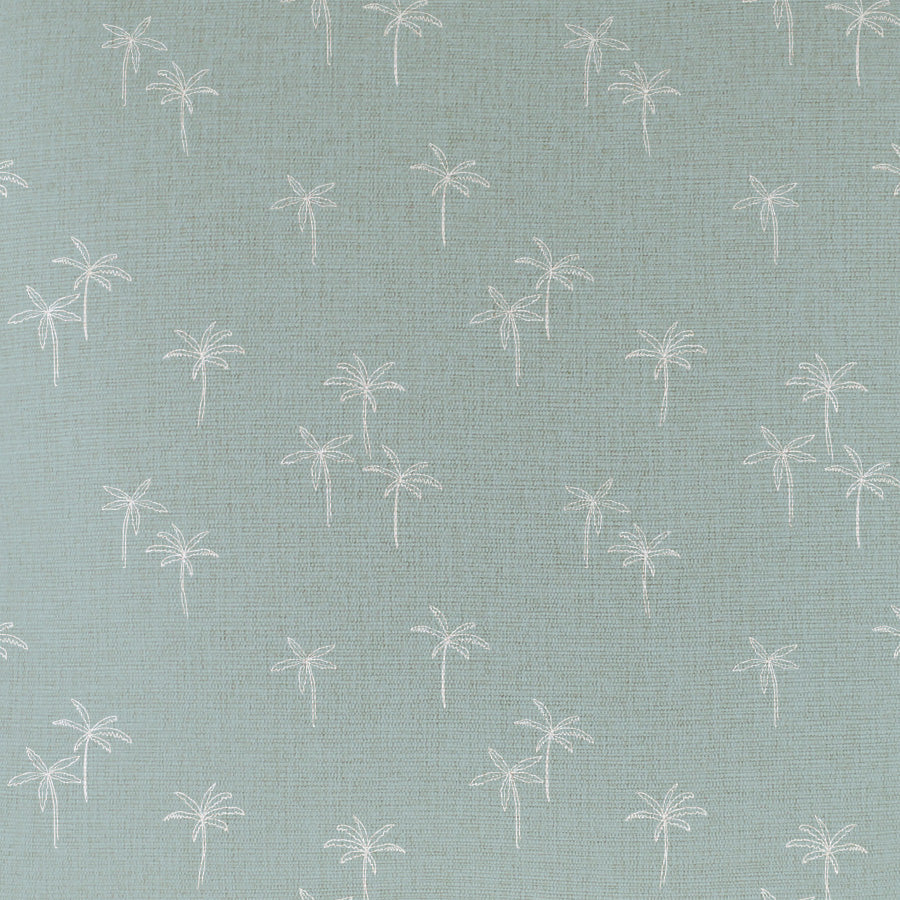 Housse de coussin à passepoil – Palm Cove Seafoam – 45×45 cm - HousseCosy