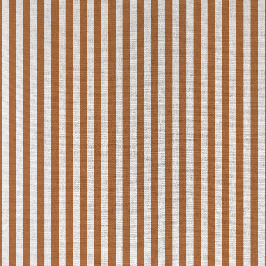 Housse de coussin à passepoil – Candy Stripe Rust – 60×60 cm - HousseCosy